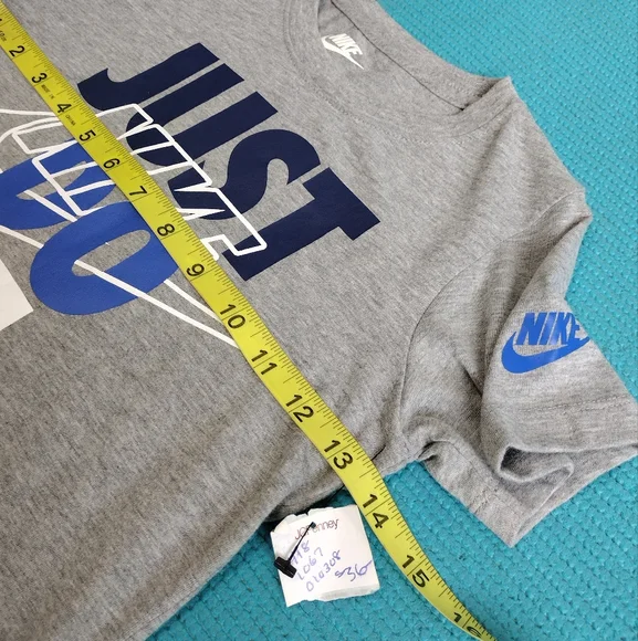 Nike Boys Just Do It Logo 2 Piece Shirt & Shorts Set Size 7 ( L ) - Picture 6 of 9